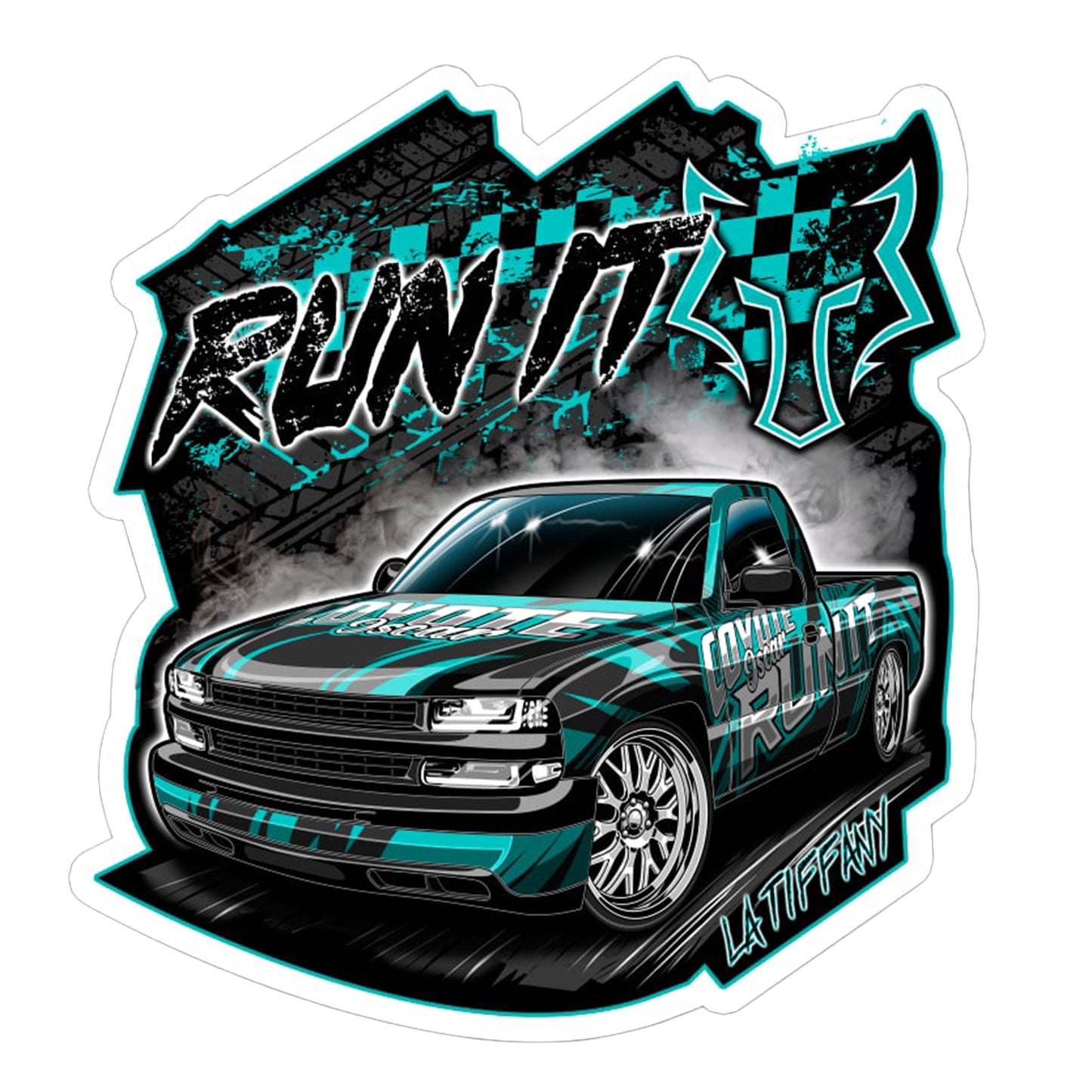 LA TIFFANY DESIGN DECAL