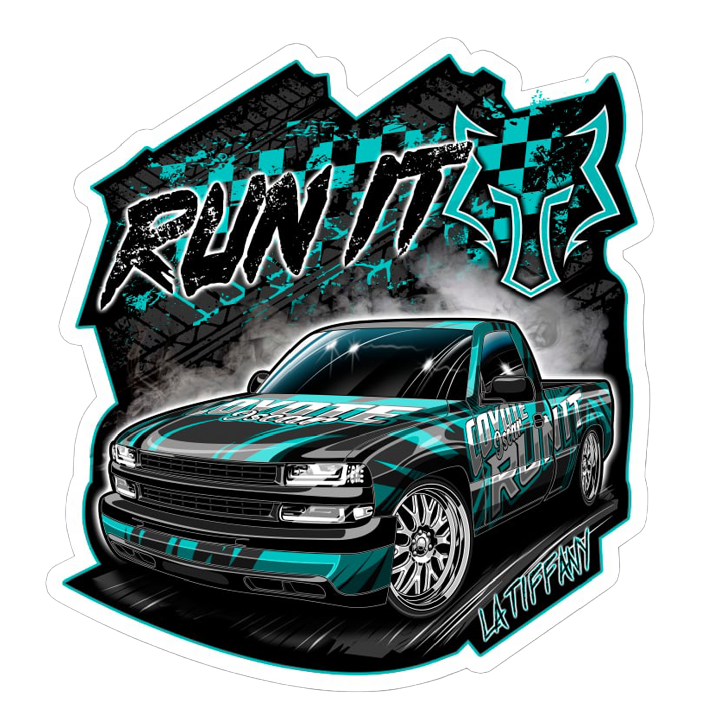 LA TIFFANY DESIGN DECAL