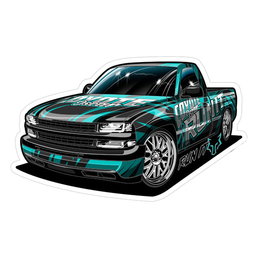 LA TIFFANY TRUCK DECAL