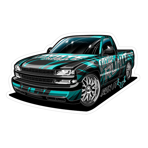 LA TIFFANY TRUCK DECAL